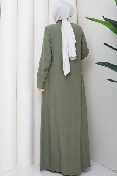 Zümra Çağla Yeşil: Tensel Ferace Yakalı ve Bağcıklı Model