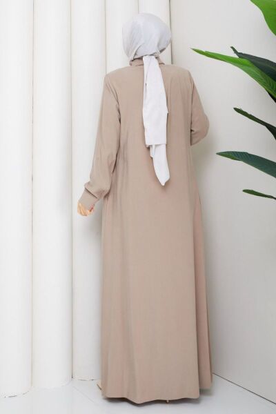 Zümra Vizon: Tensel Ferace Yakalı ve Bağcıklı Model