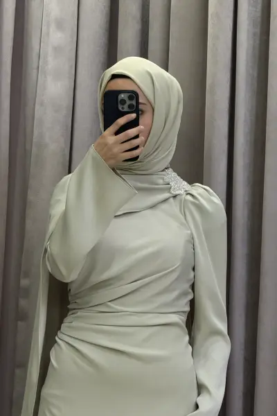 Lavin Çağla Yeşili Abiye