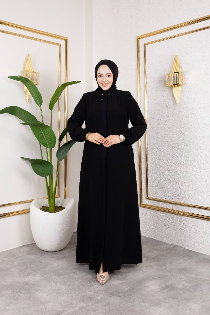 Klasik Siyah Ferace - Şık ve Rahat Tesettür