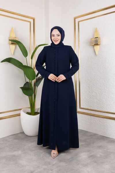 Lacivert Sır Ferace