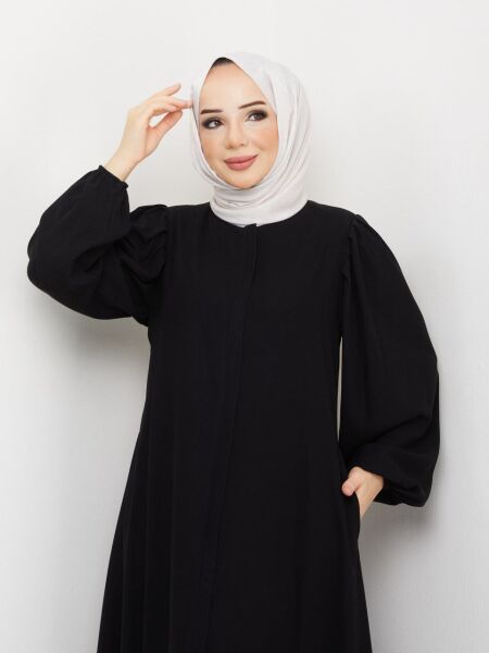 Siyah - Minimalist ve Şık Ferace