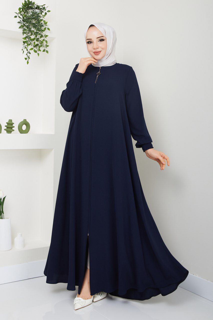 Lacivert Mevlana Ferace - Görsel 3